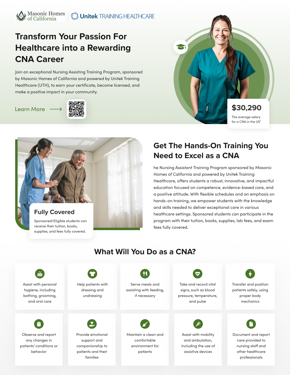 Masonic Homes of California · CNA recruitment