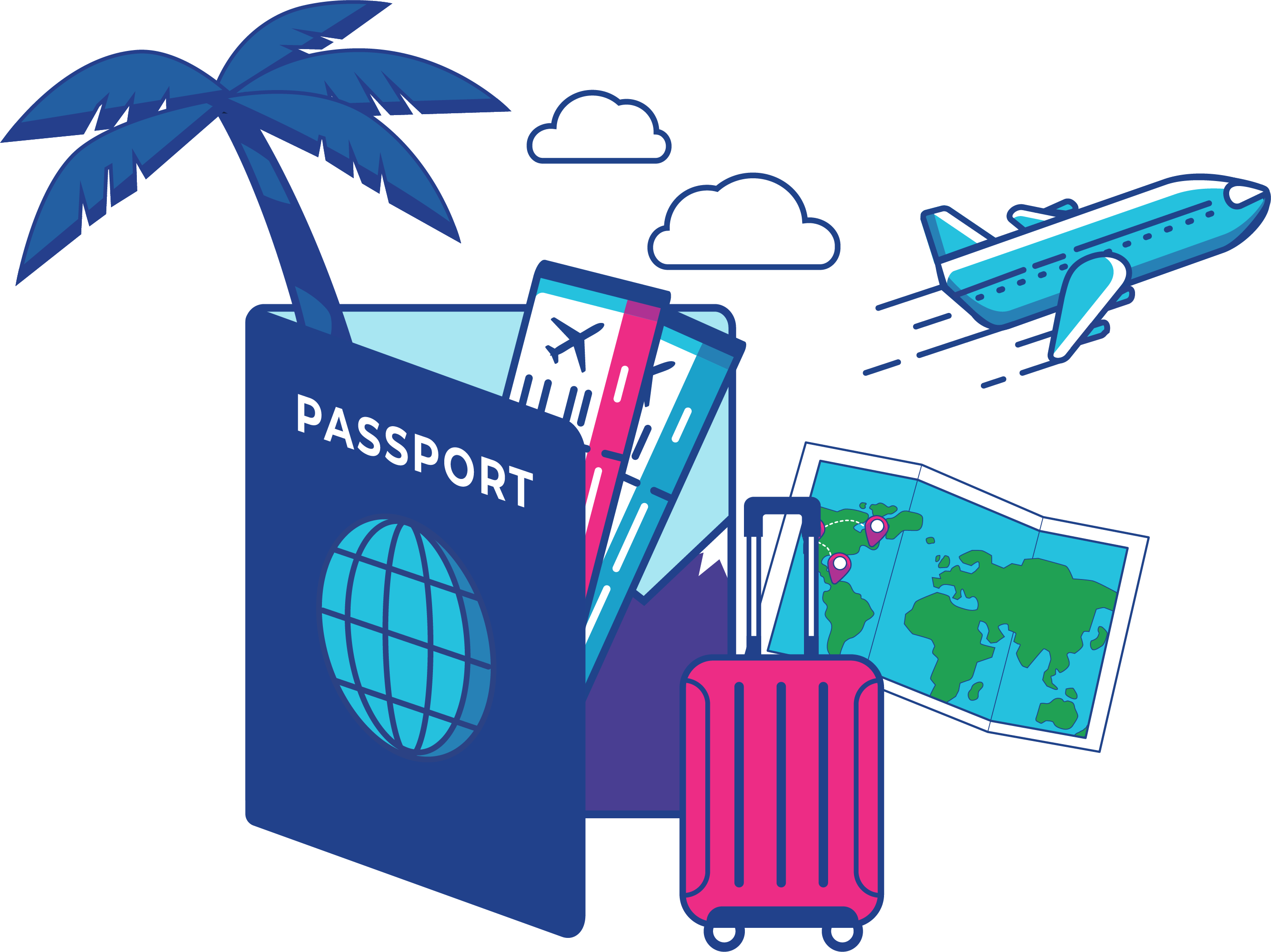 Ontario International Airport · newsletter signup illustration
