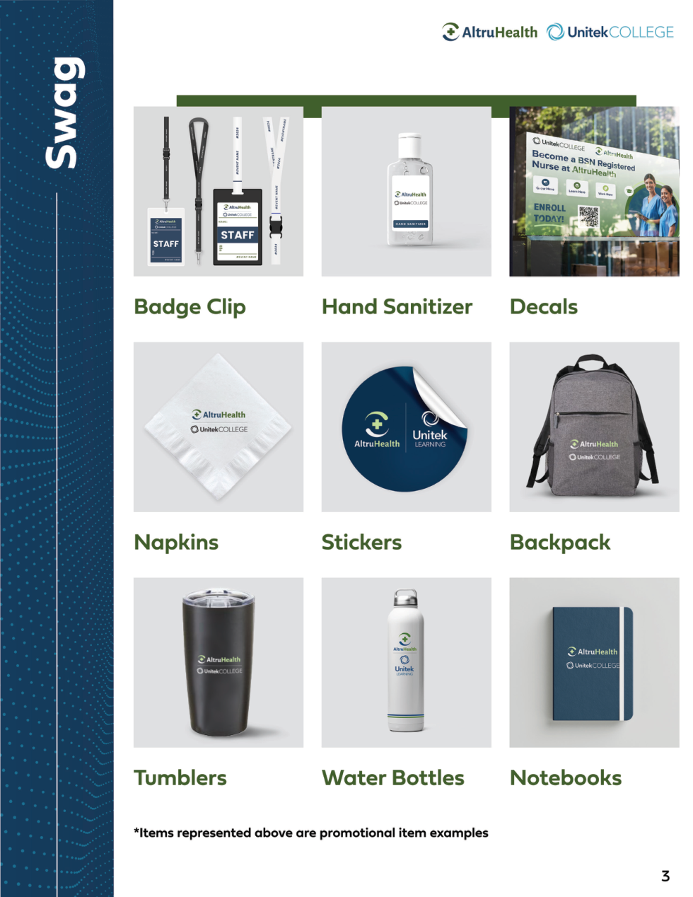Partnership microsite for Unitek College